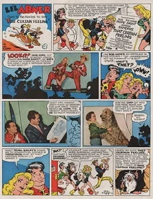 ORIG VINTAGE MAGAZINE AD/ 1956 PARAMOUNT MOVIE ADillustrator- Al  Capp