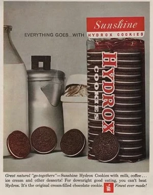 ORIG VINTAGE MAGAZINE AD/ 1961 SUNSHINE HYDROX COOKIE ADillustrator- N/A