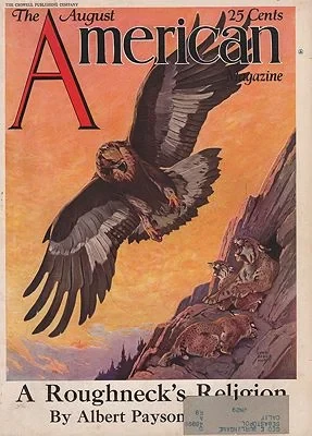 ORIG VINTAGE MAGAZINE COVER/ AMERICAN MAGAZINE AUGUST 1920SHunt (Illust.), Lynn Bogue, Illust. by: Lynn Bogue  Hunt