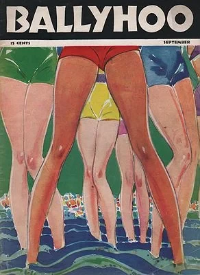 ORIG VINTAGE MAGAZINE COVER/ BALLYHOO - SEPTEMBER 1937Patterson (Illust.), Russell, Illust. by: Russell  Patterson