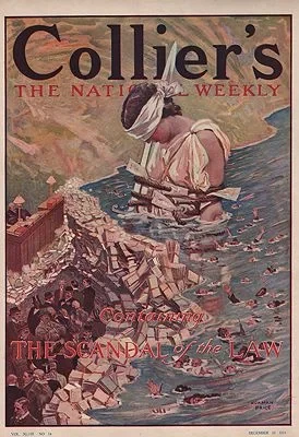 ORIG VINTAGE MAGAZINE COVER/ COLLIERS - DECEMBER 23 1911Price (Illust.), Norman, Illust. by: Norman  Price