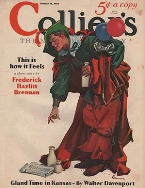 ORIG VINTAGE MAGAZINE COVER/ COLLIER'S - JANUARY 16 1932Jackson (Illust.), E.M., Illust. by: E.M.  Jackson