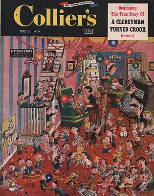 ORIG VINTAGE MAGAZINE COVER/ COLLIER'S - MAY 21 1949Berenstain (Illust.), Stanley and Janice, Illust. by: Stanley and Janice  Berenstain