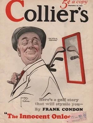 ORIG VINTAGE MAGAZINE COVER/ COLLIERS - SEPTEMBER 10 1927Wood (Illust.), Lawson, Illust. by: Lawson  Wood