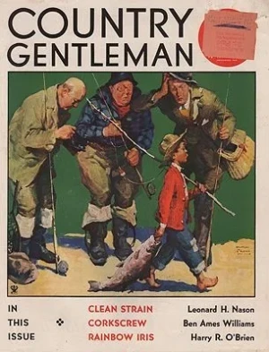 ORIG VINTAGE MAGAZINE COVER/ COUNTRY GENTLEMAN - JUNE 1934Prince (Illust.), William Meade, Illust. by: William Meade  Prince