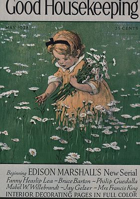 ORIG VINTAGE MAGAZINE COVER/ GOOD HOUSEKEEPING - MAY 1928Smith (Illust.), Jessie Wilcox, Illust. by: Jessie Wilcox  Smith