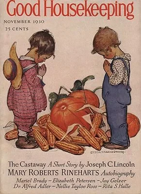 ORIG VINTAGE MAGAZINE COVER/ GOOD HOUSEKEEPING - NOVEMBER 1930Smith (Illust.), Jessie Wilcox, Illust. by: Jessie Wilcox  Smith