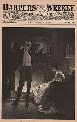 ORIG VINTAGE MAGAZINE COVER/ HARPER'S WEEKLY - MAY 17 1890Smedley (Illust.), W.T., Illust. by: W.T.  Smedley