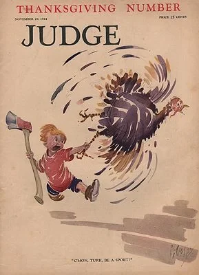 ORIG VINTAGE MAGAZINE COVER/ JUDGE - NOVEMBER 29 1924Crosby (Illust.), Percy, Illust. by: Percy  Crosby