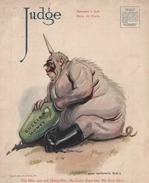 ORIG VINTAGE MAGAZINE COVER/ JUDGE - SEPTEMBER 7 1918Flagg (Illust.), James Montgomery, Illust. by: James Montgomery  Flagg