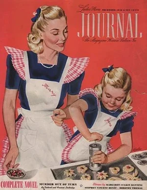 ORIG VINTAGE MAGAZINE COVER/ LADIES HOME JOURNAL - DECEMBER 1940Parker (Illust.), Al, Illust. by: Al  Parker