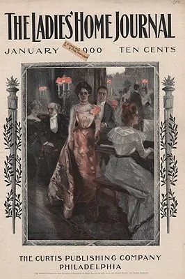 ORIG VINTAGE MAGAZINE COVER/ LADIES HOME JOURNAL - JANUARY 1900Christy (Illust.), Howard Chandler, Illust. by: Howard Chandler  Christy