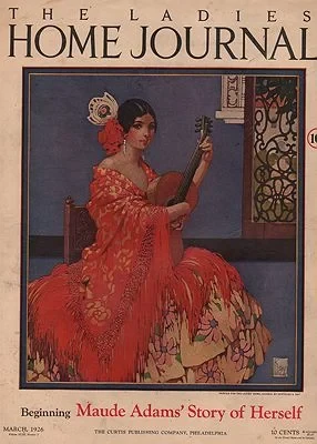 ORIG VINTAGE MAGAZINE COVER/ LADIES HOME JOURNAL - MARCH 1926Kay (Illust.), Gertrude, Illust. by: Gertrude  Kay