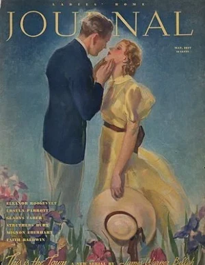 ORIG VINTAGE MAGAZINE COVER/ LADIES HOME JOURNAL - MAY 1937LaGatta (Illust.), John, Illust. by: John  LaGatta
