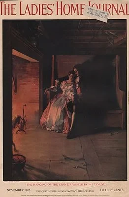 ORIG VINTAGE MAGAZINE COVER/ LADIES HOME JOURNAL - NOVEMBER 1915Taylor (Illust.), W.L., Illust. by: W.L.  Taylor.