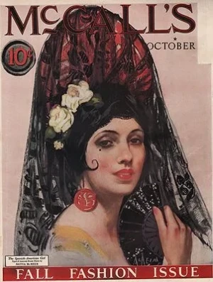 ORIG VINTAGE MAGAZINE COVER/ MCCALL'S - OCTOBER 1924McMein (Illust.), Neysa, Illust. by: Neysa  McMein
