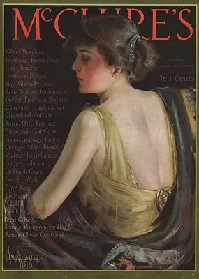 ORIG VINTAGE MAGAZINE COVER/ MCCLURE'S - DECEMBER 1916McMein (Illust.), Neysa, Illust. by: Neysa  McMein