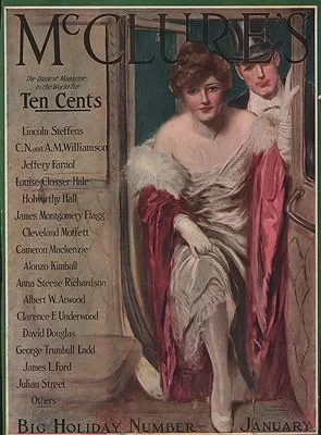 ORIG VINTAGE MAGAZINE COVER/ MCCLURE'S - JANUARY 1915Underwood (Illust.), Clarence, Illust. by: Clarence  Underwood