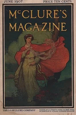 ORIG VINTAGE MAGAZINE COVER/ MCCLURE'S MAGAZINE JUNE 1907Campbell (Illust.), Blendon, Illust. by: Blendon  Campbell