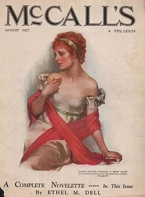 ORIG VINTAGE MAGAZINE COVER/ McCALL'S AUGUST 1927McMein (Illust.), Neysa, Illust. by: Neysa  McMein