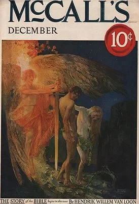 ORIG VINTAGE MAGAZINE COVER/ McCALL'S - DECEMBER 1922 Becher (Illust.), Arthur, Illust. by: Arthur  Becher