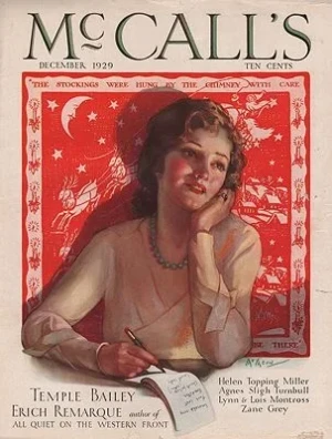 ORIG VINTAGE MAGAZINE COVER/ McCALL'S - DECEMBER 1929McMein (Illust.), Neysa, Illust. by: Neysa  McMein