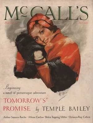 ORIG VINTAGE MAGAZINE COVER/ McCALL'S MARCH 1931McMein (Illust.), Neysa, Illust. by: Neysa  McMein