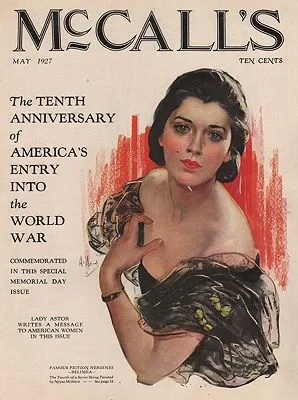 ORIG VINTAGE MAGAZINE COVER/ McCALL'S MAY 1927 McMein (Illust.), Neysa