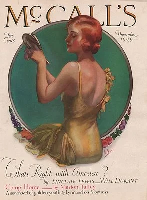 ORIG VINTAGE MAGAZINE COVER/ McCALL'S - NOVEMBER 1929McMein (Illust.), Neysa, Illust. by: Neysa  McMein