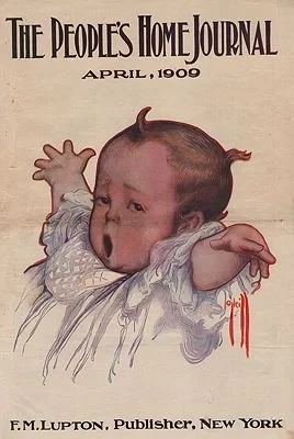 ORIG VINTAGE MAGAZINE COVER/ PEOPLE'S HOME JOURNAL APRIL 1909O'Neill (Illust.), Rose, Illust. by: Rose  O'Neill