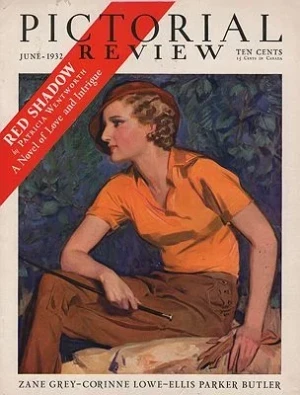 ORIG VINTAGE MAGAZINE COVER/ PICTORIAL REVIEW - JUNE 1932Barclay (Illust.), McClelland, Illust. by: McClelland  Barclay