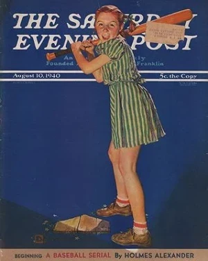 ORIG VINTAGE MAGAZINE COVER/ SATURDAY EVENING POST - AUGUST 10 1940Crockwell (Illust.), Douglas, Illust. by: Douglas  Crockwell