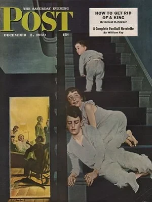 ORIG VINTAGE MAGAZINE COVER/ SATURDAY EVENING POST - DECEMBER 2 1950Hughes (Illust.), George, Illust. by: George  Hughes