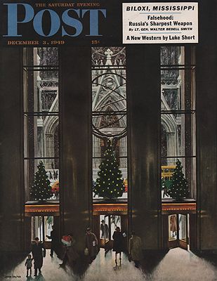 ORIG VINTAGE MAGAZINE COVER/ SATURDAY EVENING POST - DECEMBER 3 1949Falter (Illust.), John, Illust. by: John  Falter