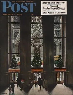 ORIG VINTAGE MAGAZINE COVER/ SATURDAY EVENING POST - DECEMBER 3 1949Falter (Illust.), John, Illust. by: John  Falter