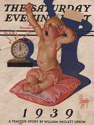 ORIG VINTAGE MAGAZINE COVER/ SATURDAY EVENING POST - DECEMBER 31 1938Leyendecker (Illust.), J.C., Illust. by: J.C.  Leyendecker