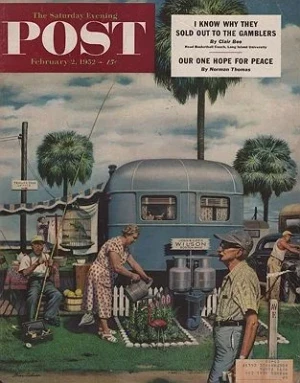 ORIG VINTAGE MAGAZINE COVER/ SATURDAY EVENING POST - FEBRUARY 2 1952Dohanos (Illust.), Stevan, Illust. by: Stevan  Dohanos