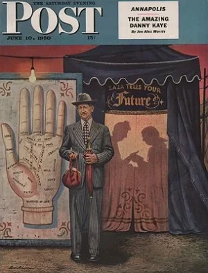 ORIG VINTAGE MAGAZINE COVER/ SATURDAY EVENING POST - JUNE 10 1950 Dohanos (Illust.), Stevan, Illust. by: Stevan Dohanos