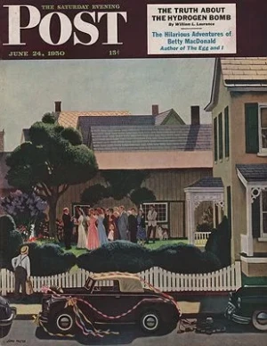ORIG VINTAGE MAGAZINE COVER/ SATURDAY EVENING POST - JUNE 24 1950Falter (Illust.), John, Illust. by: John  Falter