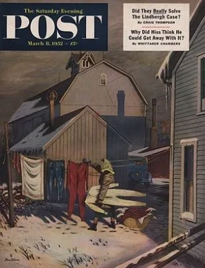ORIG VINTAGE MAGAZINE COVER/ SATURDAY EVENING POST - MARCH 8 1952Dohanos (Illust.), Stevan, Illust. by: Stevan Dohanos ORIG VINTAGE MAGAZINE COVER/ SATURDAY EVENING POST - MARCH 8 1952Dohanos (Illust.), Stevan, Illust. by: Stevan Dohanos