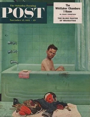 ORIG VINTAGE MAGAZINE COVER/ SATURDAY EVENING POST - NOVEMBER 15 1952 Clymer (Illust.), John, Illust. by: John Clymer