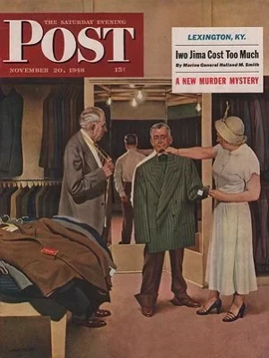 ORIG VINTAGE MAGAZINE COVER/ SATURDAY EVENING POST - NOVEMBER 20 1948Falter (Illust.), John, Illust. by: John   Falter