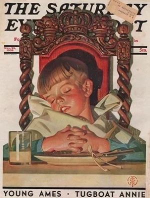 ORIG VINTAGE MAGAZINE COVER/ SATURDAY EVENING POST - NOVEMBER 26 1938Leyendecker (Illust.), J.C., Illust. by: J.C.  Leyendecker