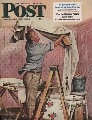 ORIG VINTAGE MAGAZINE COVER/ SATURDAY EVENING POST - NOVEMBER 26 1949Dohanos (Illust.), Stevan, Illust. by: Stevan  Dohanos