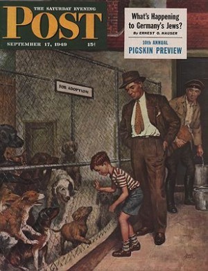 ORIG VINTAGE MAGAZINE COVER/ SATURDAY EVENING POST - SEPTEMBER 17 1949Sewell (Illust.), Amos, Illust. by: Amos Sewell ORIG VINTAGE MAGAZINE COVER/ SATURDAY EVENING POST - SEPTEMBER 17 1949Sewell (Illust.), Amos, Illust. by: Amos Sewell