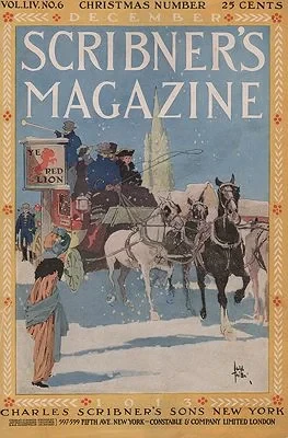 ORIG VINTAGE MAGAZINE COVER/ SCRIBNERS MAGAZINE DECEMBER 1913Treidler (Illust.), Adolph, Illust. by: Adolph  Treidler