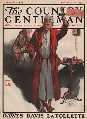 ORIG VINTAGE MAGAZINE COVER/ THE COUNTRY GENTLEMAN - OCTOBER 11 1924Prince (Illust.), William Meade, Illust. by: William Meade  Prince