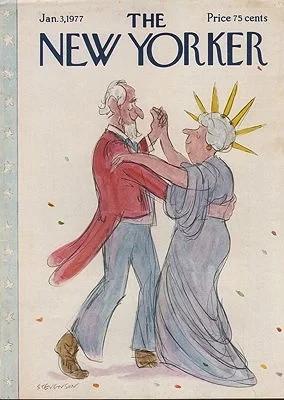 ORIG VINTAGE MAGAZINE COVER/ THE NEW YORKER - JANUARY 3 1977Stevenson (Illust.), James, Illust. by: James Stevenson ORIG VINTAGE MAGAZINE COVER/ THE NEW YORKER - JANUARY 3 1977Stevenson (Illust.), James, Illust. by: James Stevenson