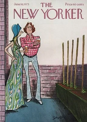 ORIG VINTAGE MAGAZINE COVER - THE NEW YORKER - JUNE 16 1975Saxon (Illust.), Charles, Illust. by: Charles  Saxon