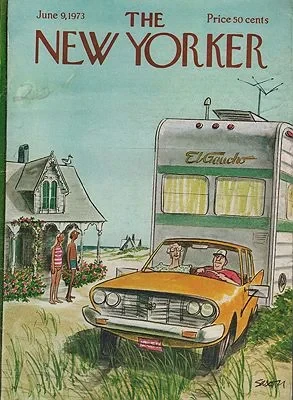 ORIG VINTAGE MAGAZINE COVER - THE NEW YORKER - JUNE 9 1973 Saxon (Illust.), Charles, Illust. by: Charles Saxon